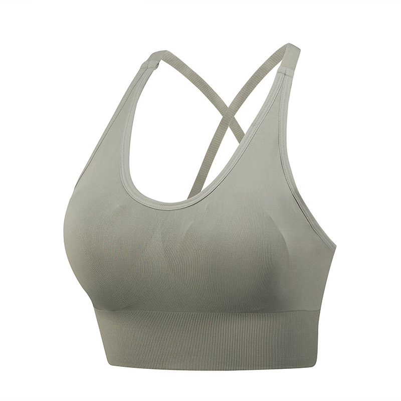 Title 5, Cross Back Yoga Sports Bra Plus Size