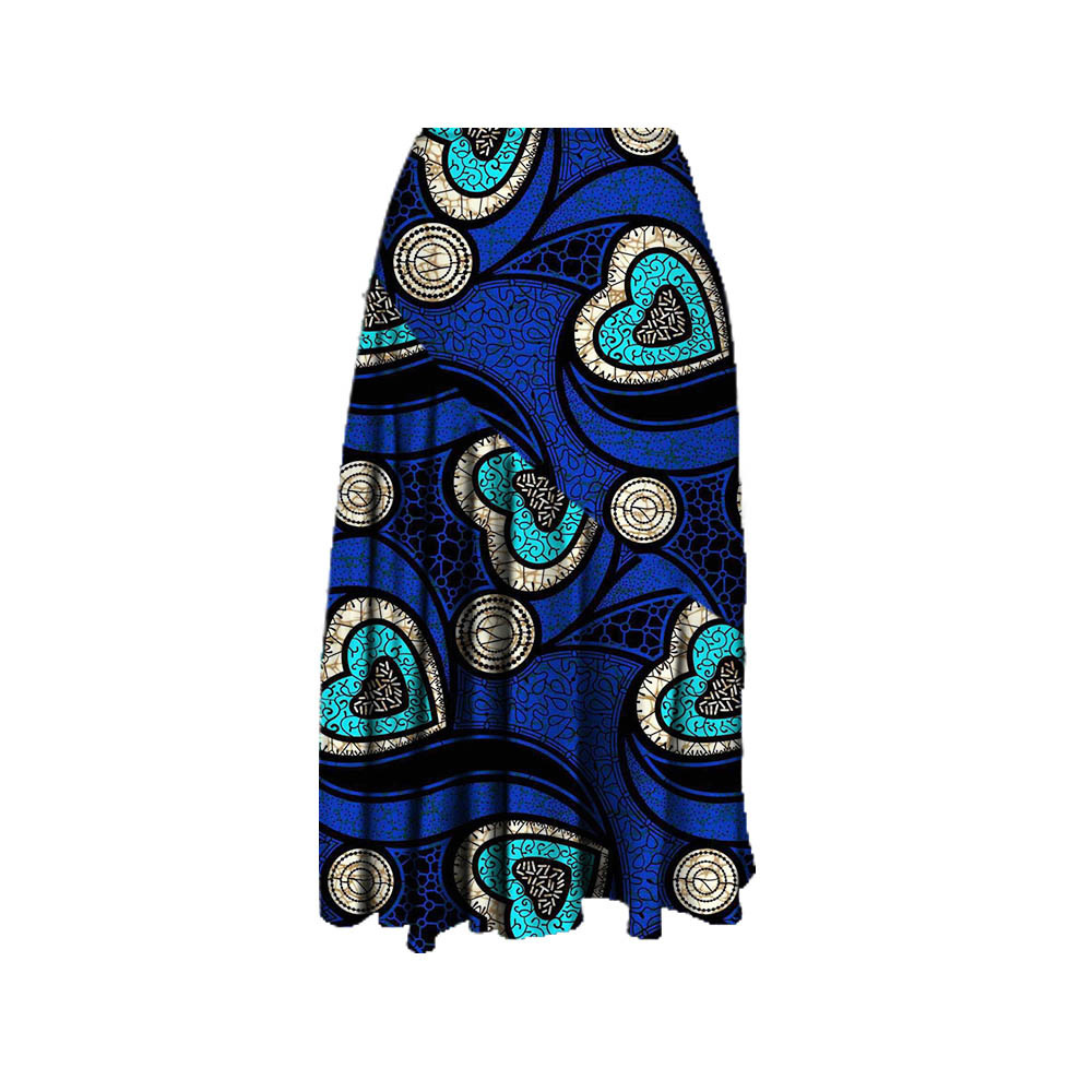 Title 4, Womens Batik Print Skirt, flowing and elegant....