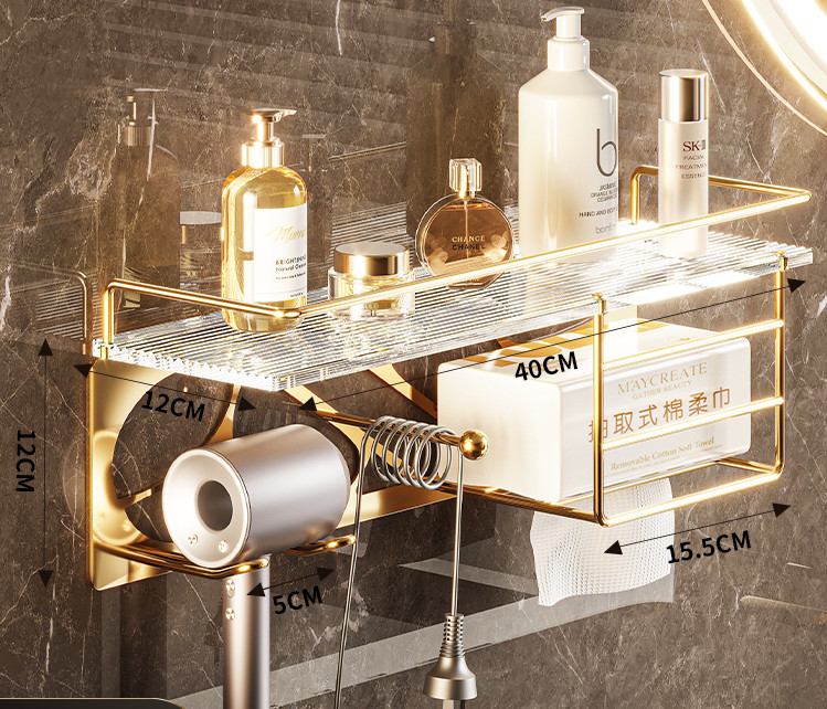 Place The Hair Dryer On The Shelf