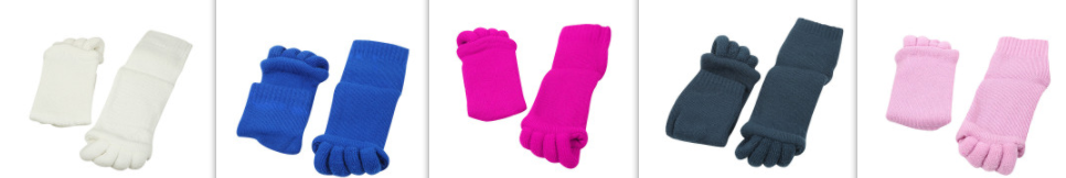 Comfortable Walking Yoga Socks With Split Toes