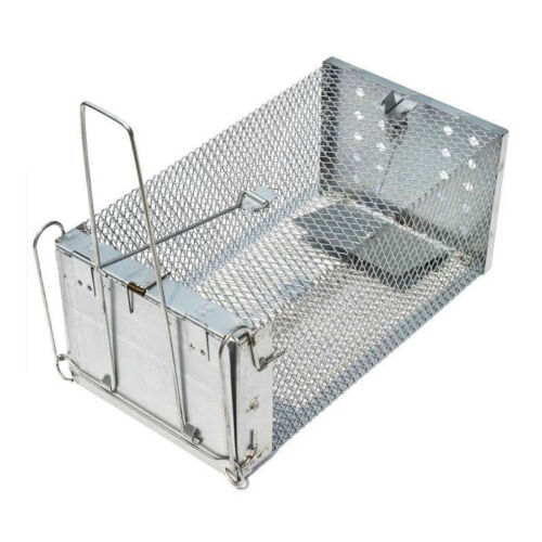 Humane Rat Trap Cage Live Animal Catch Pest Rodent Mice Mouse Bait Control Box 3