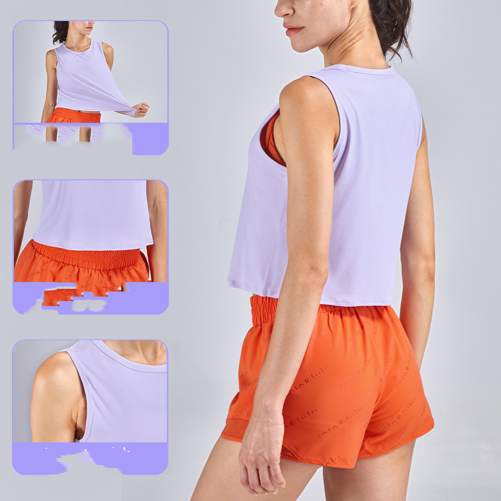 Title 4, Slim Slimming Sleeveless Blouse Fitness Sports ...