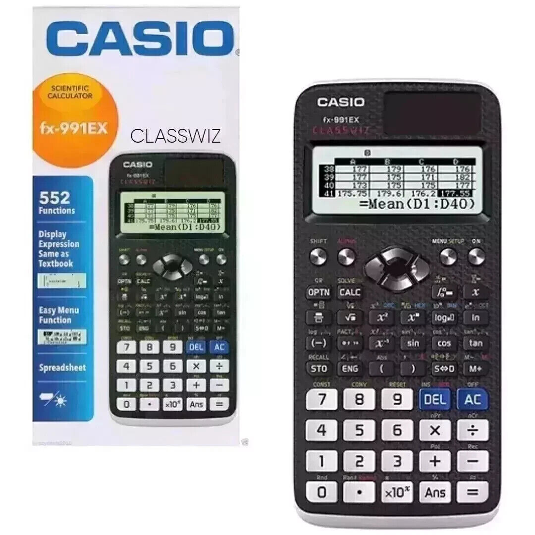 FX-991EX Classwiz Advanced Engineering Scientific Calculator 552 Functions — image 12