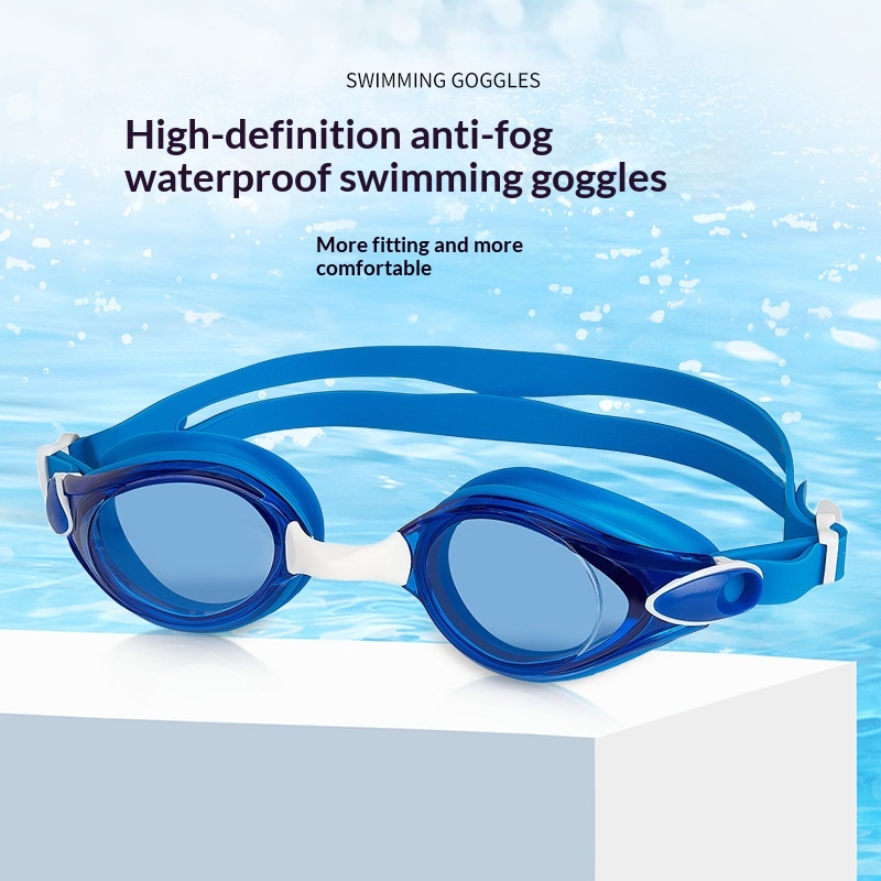 Wow, Swimming Goggles For Adults, Anti-Fog, Professional Training Swimming Goggles, Electroplated Waterproof High-Definition Silicone Glasses, Anti-Fog Upgrade