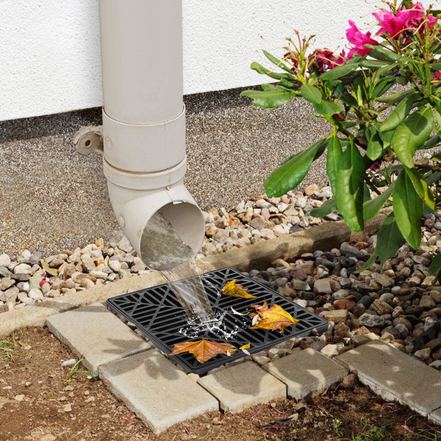 Gutter Downspout Extension Kit, 2-Piece