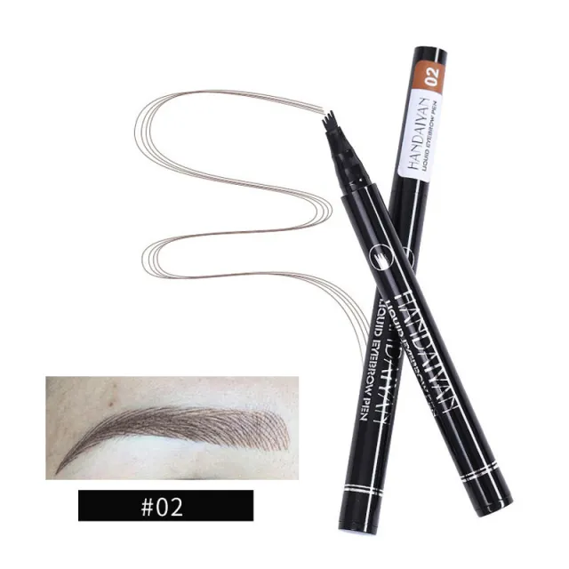 Four head Eyebrow Pencil Liquid Eyebrow Pencil Tattoo Eyebrow Pencil Eyebrow Pencil 4 head Eyebrow Pencil Four jaw Eyebrow Pencil 2 Gray Coffee C... 2 Gray Coffee Color - Shop at LoveMi