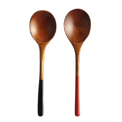 Title 2, Home Japanese Restaurant Long Handle Wooden Spoon