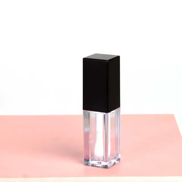 5ml Clear Square Large Head Brush Black Lip Gloss Black - Shop at LoveMi