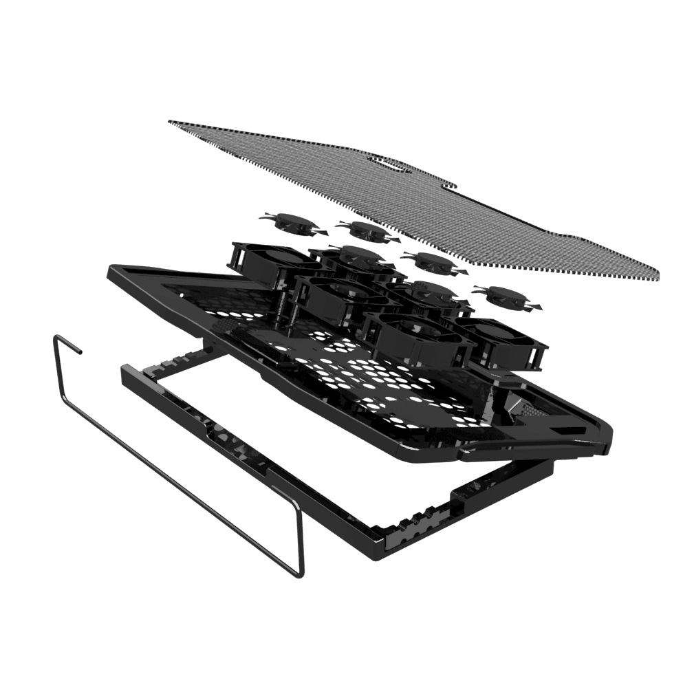 Computer Base Fan Cooling Rack Semiconductor  Game — foto 3