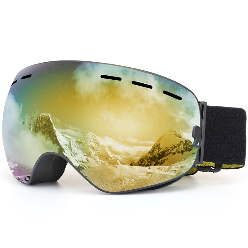 Coated Large Spherical Mirror, Windproof Cocaine Myopia Goggles, Ski Goggles HX18 Edge — foto 2