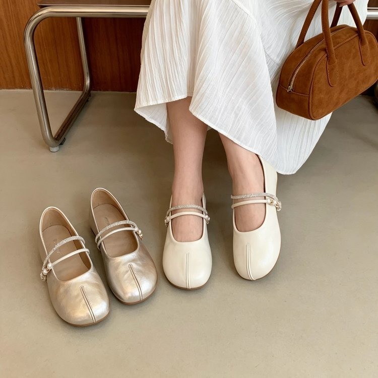 Women's Pearl Rhinestone Loafer Flats