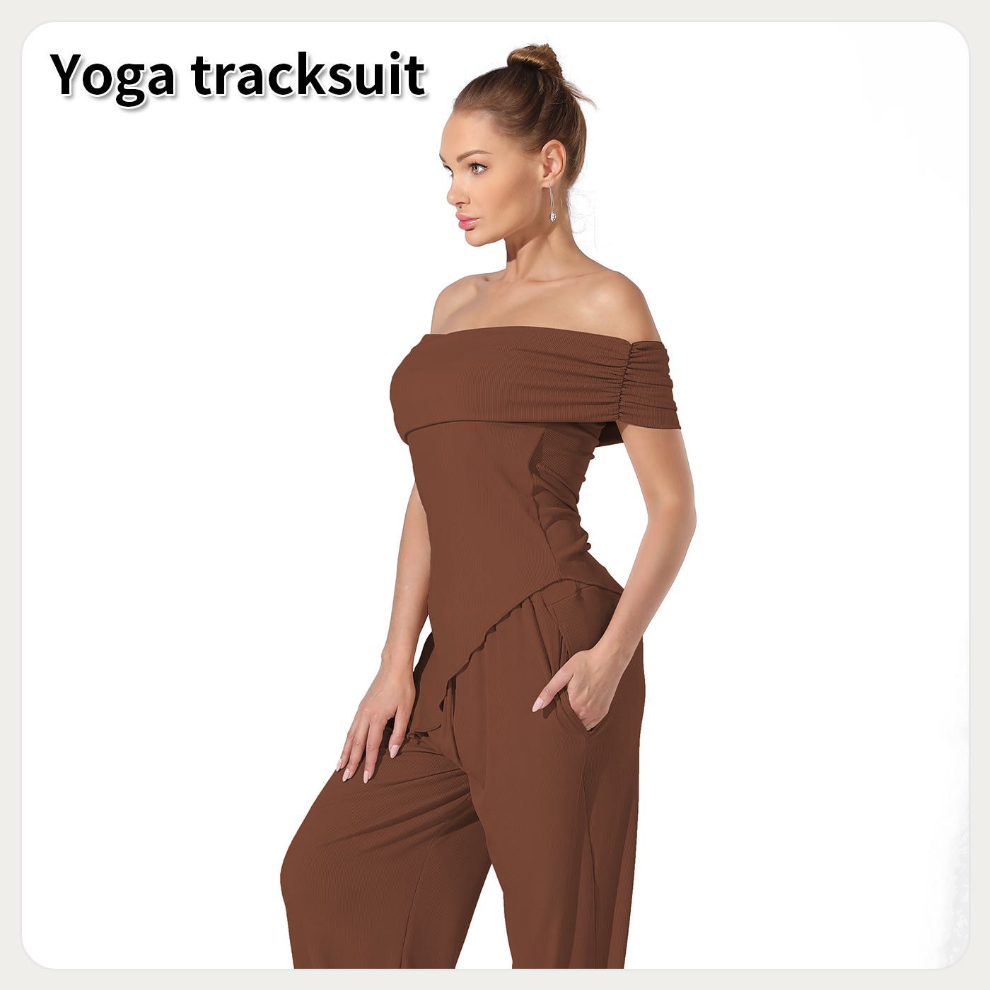 Off Shoulder Women's Jumpsuit. Product information: Pattern: solid color Color: gray, coffee, light khaki Pants length: trousers Size: S,M,L,XL,XXL Applicable Gender: Female Sleeve length: sleeveless Size: Note: 1. Asian sizes are 1 to 2 sizes smaller tha