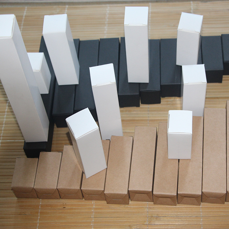 Black Cartoon With Perfume Blank Packaging Cosmetic Carton Printing - 2