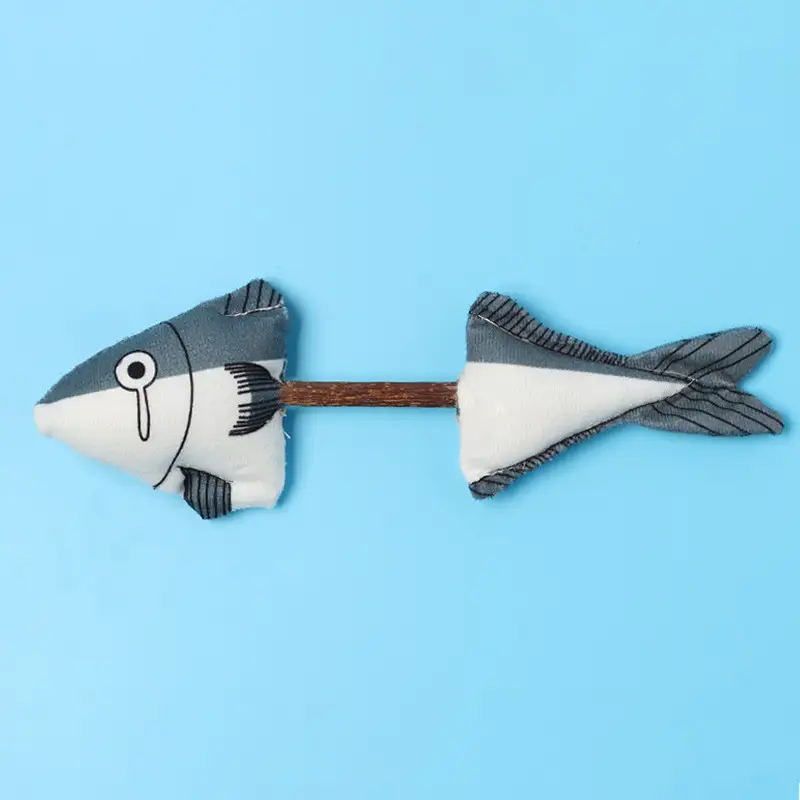 Catnip Fish Molar Rod Toy Relieving Stuffy And Scratch-resistant