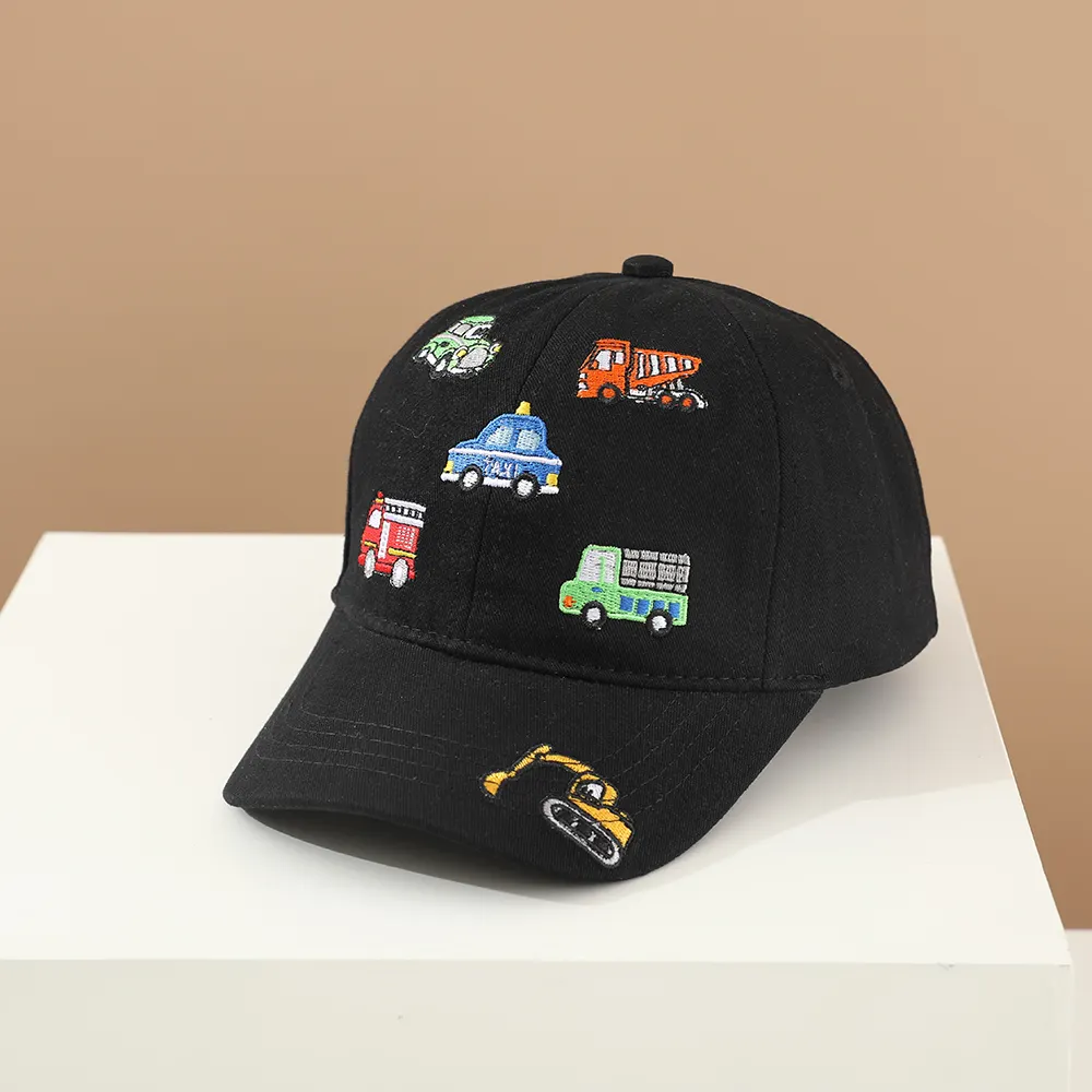 Children's Car Embroidery, Popular Cartoon Style, Curved