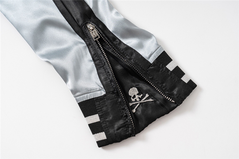 Title 2, Heavy Industry Embroidered Satin Baseball Jacket