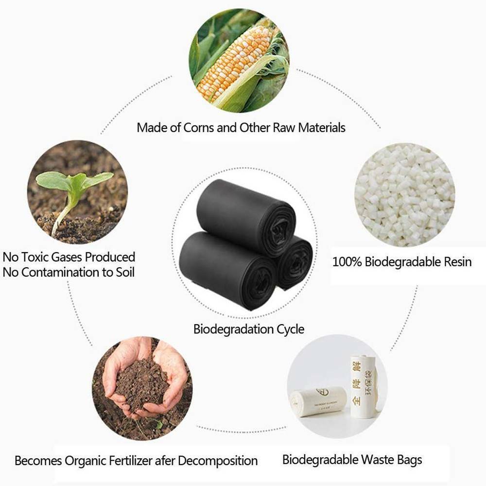 Unscented Dog Poop Bags Biodegradable Pet Cat Poo Waste — image 11
