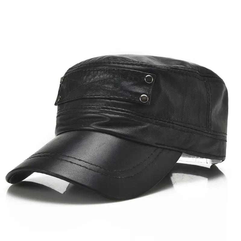 Middle-aged and Elderly Men's Genuine Sheepskin Hat