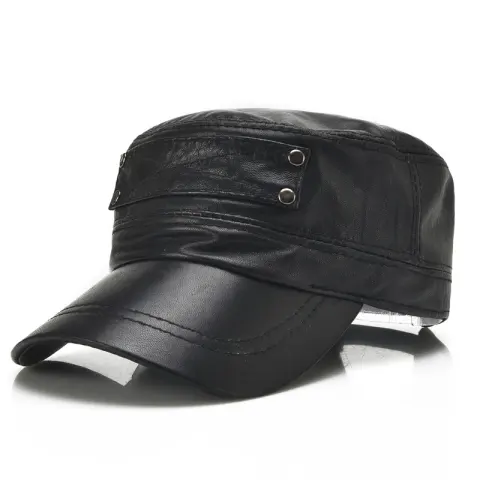 Middle-aged and Elderly Men's Genuine Sheepskin Hat