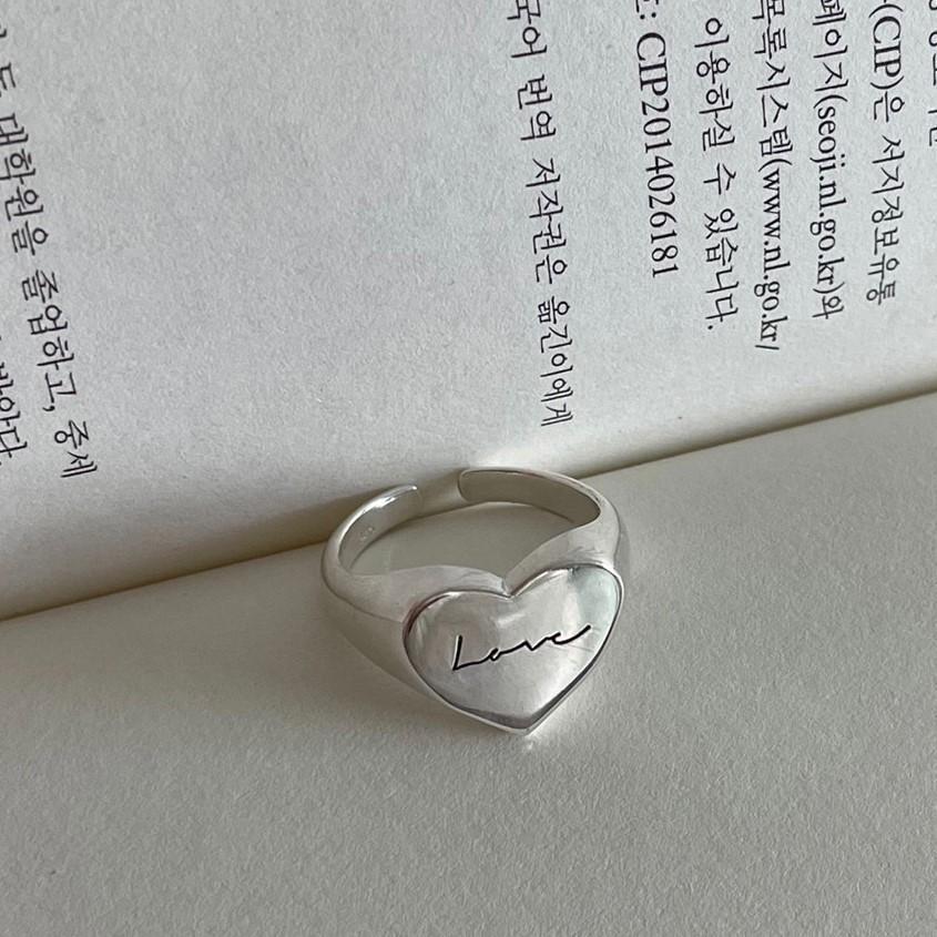 Title 3, Anillo Versátil de Amor con Letra en Plata de L...