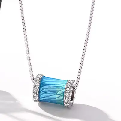 Enamel Pendant Light Luxury Couple Style