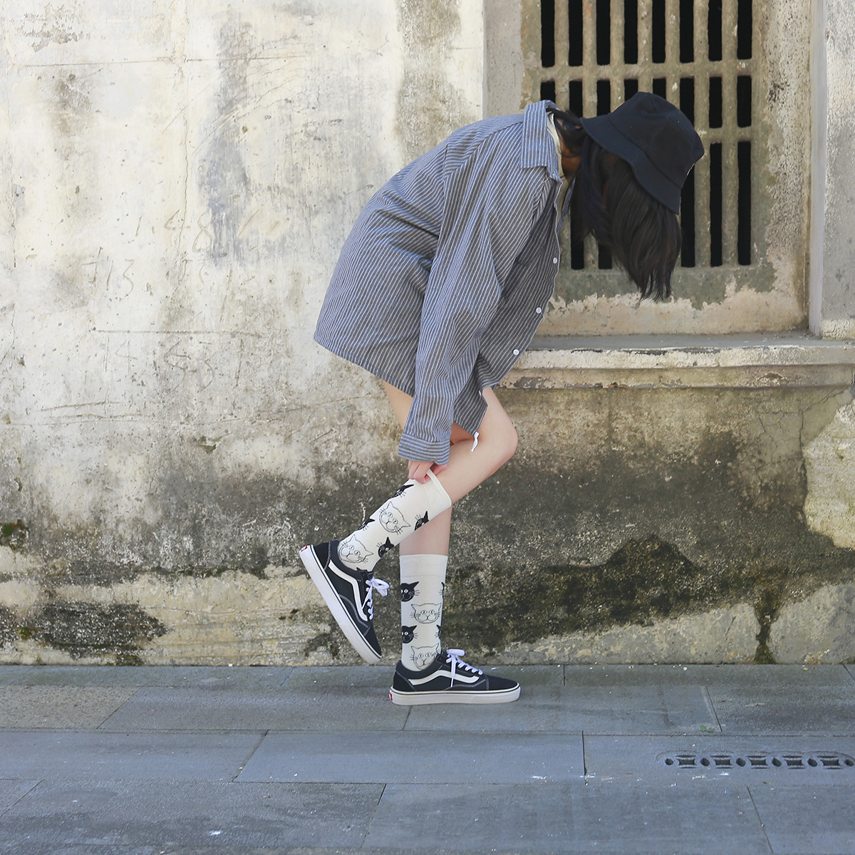 Personalized Literary Style Cotton Socks