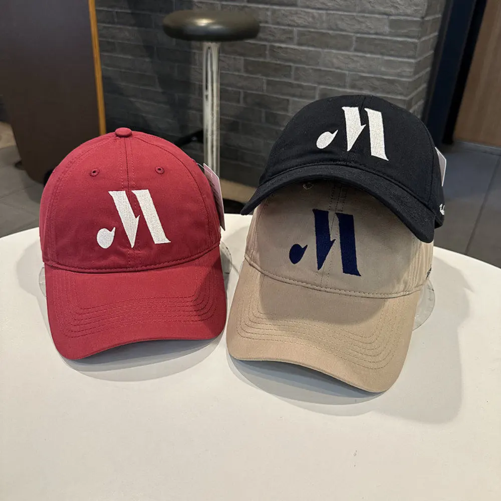Simple And Retro Label Soft-top Baseball Cap