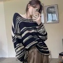 Striped Intarsia-S