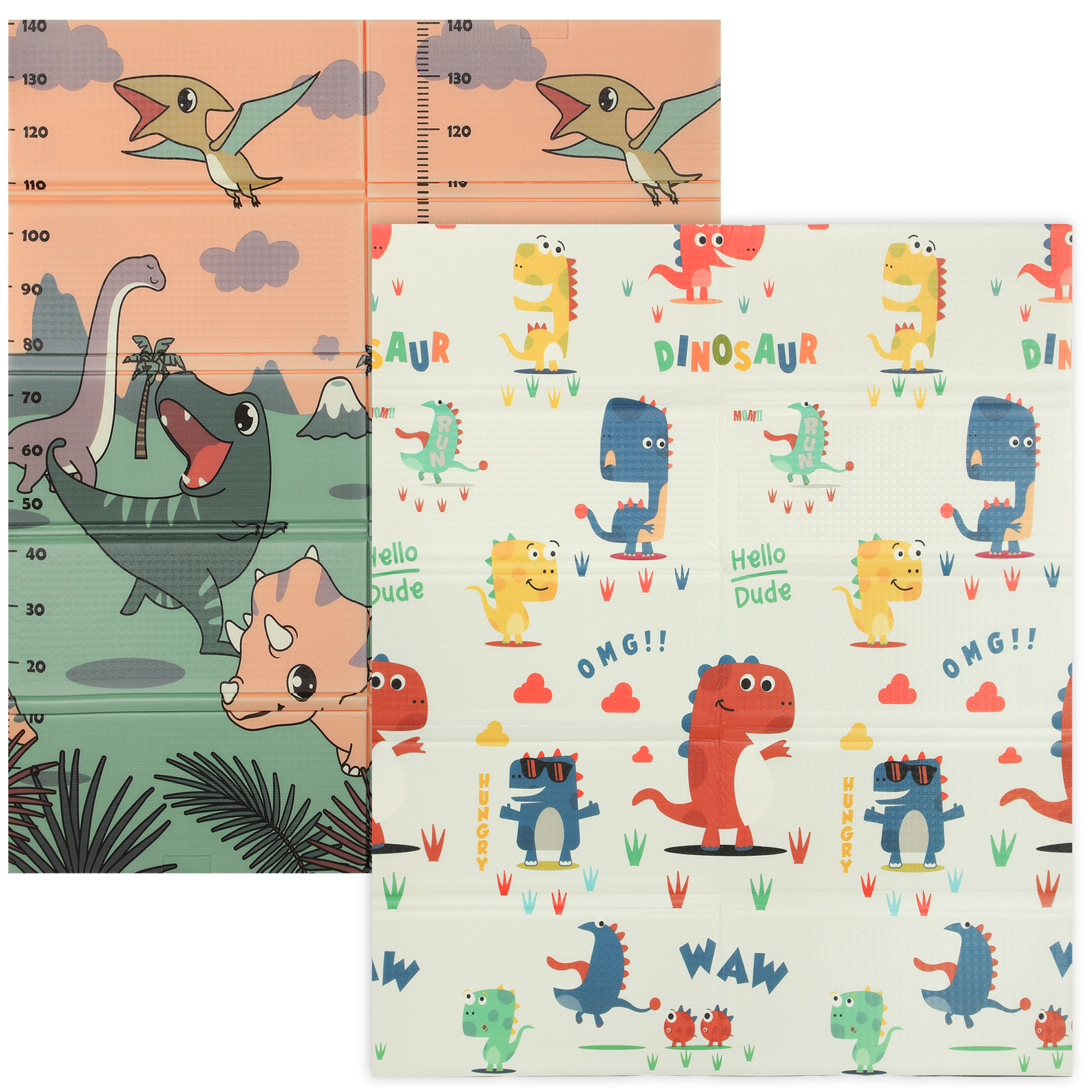 Dinosaur Themed Baby Placemat, Double-sided, Foldable, Waterproof, Suitable — image 8