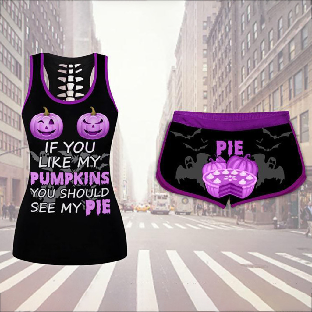 Sexy Fashion 3D Digital Printing Ladies Vest Suit