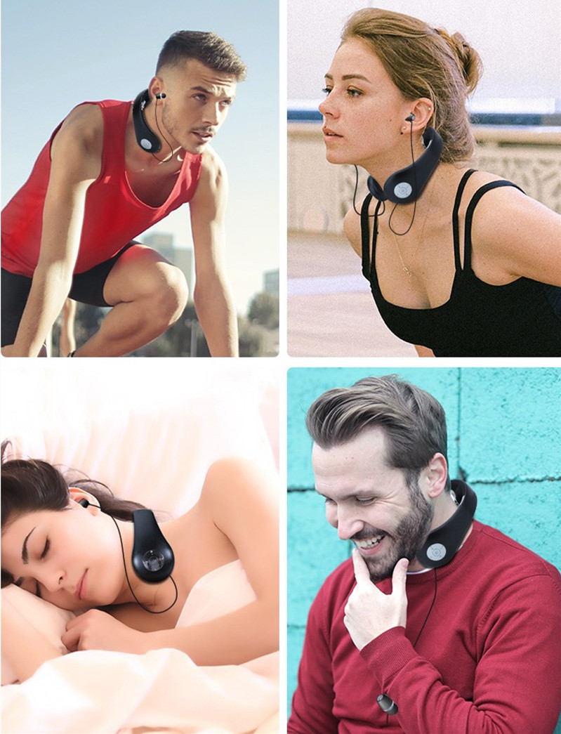 Smart Neckband Bluetooth Headset Massager - Image 3