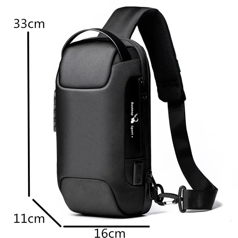 Men Chest Bag Messenger Anti-theft Shoulder Bags