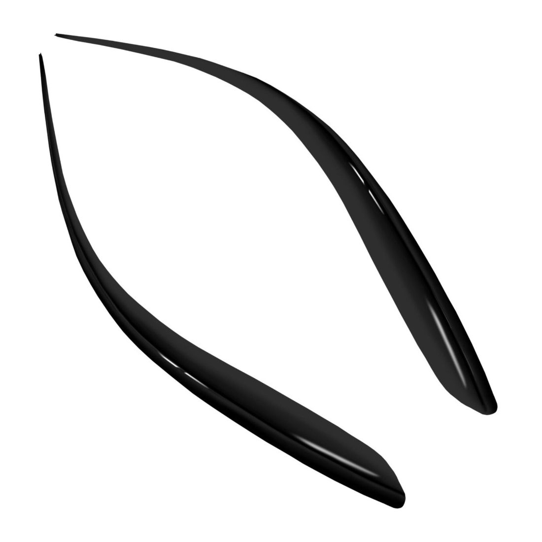 2pcs Rain Guard Window Visors Deflector For 94-04 Ford Mustang Coupe