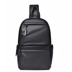 Men's Fashion Personality Multifunctional Crossbody Bag - Black - View 1