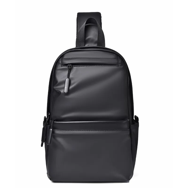 Men's Fashion Personality Multifunctional Crossbody Bag - Black