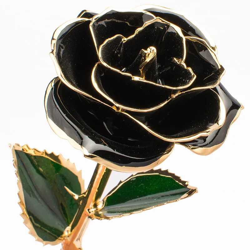 24K Gold-plated Rose Flower With A Gift Box Valentine's Day Gift – image 4