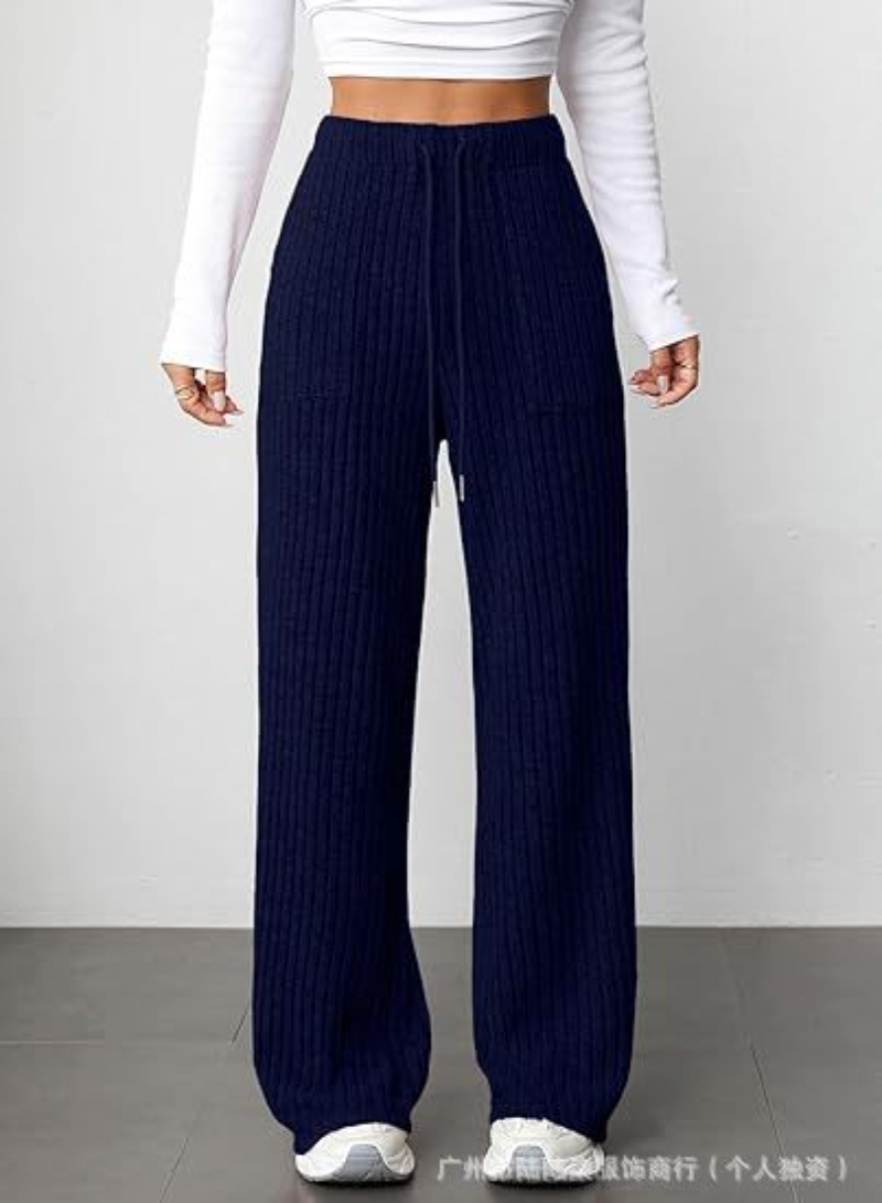 Casual Loose Knitted Women's Trousers