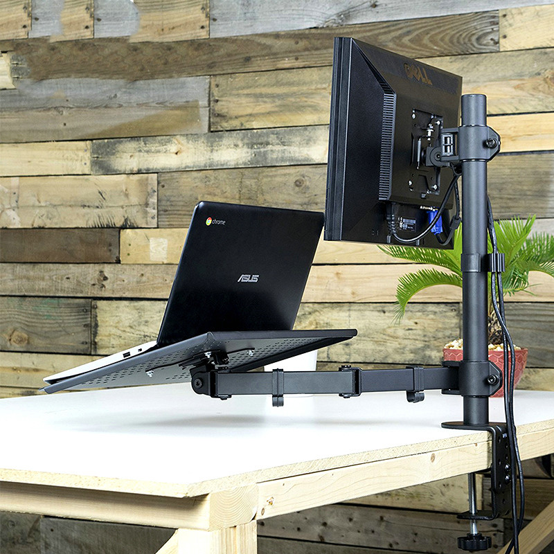 Notebook Stand Multi-function Dual Screen Monitor Stand Computer Keyboard Bracket - Image 2