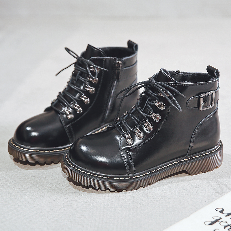 Title 5, Handsome Martin Boots Leather British Style Coo...