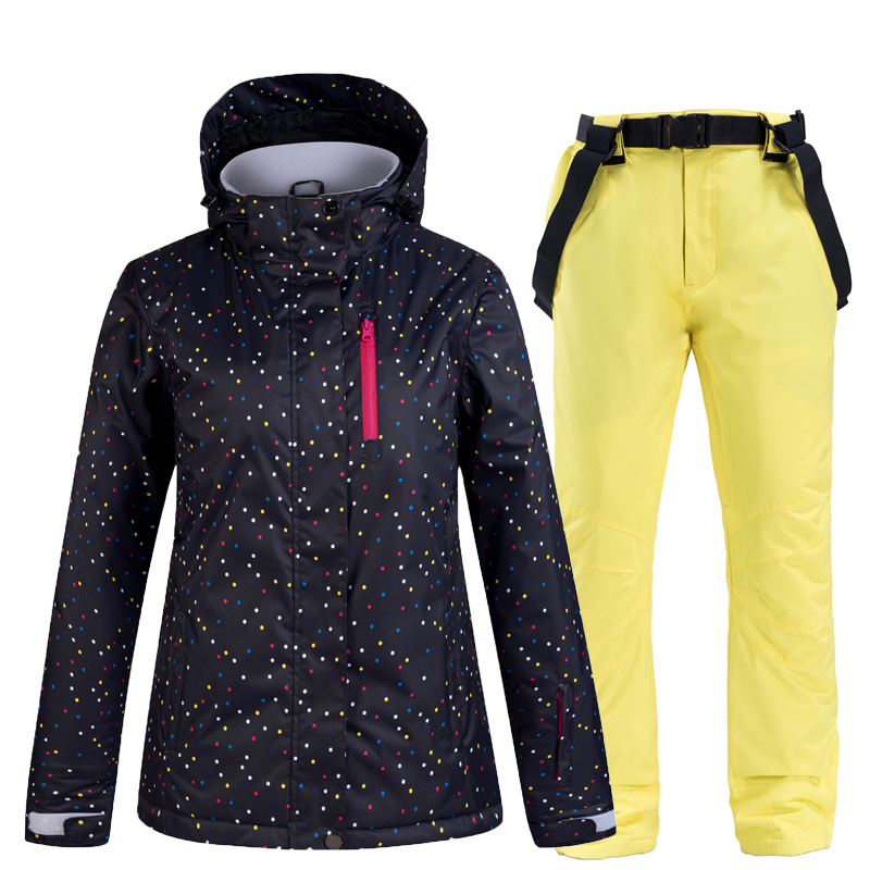 Title 2, Thickened Warm Outdoor Ski Suit Set Travel Equi...