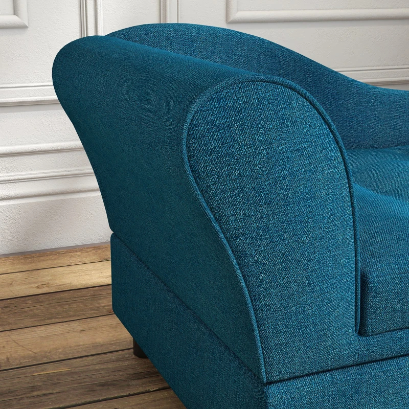 PawHut Pet Sofa Dog Sofa For Small Dogs With Storage, Dark Blue