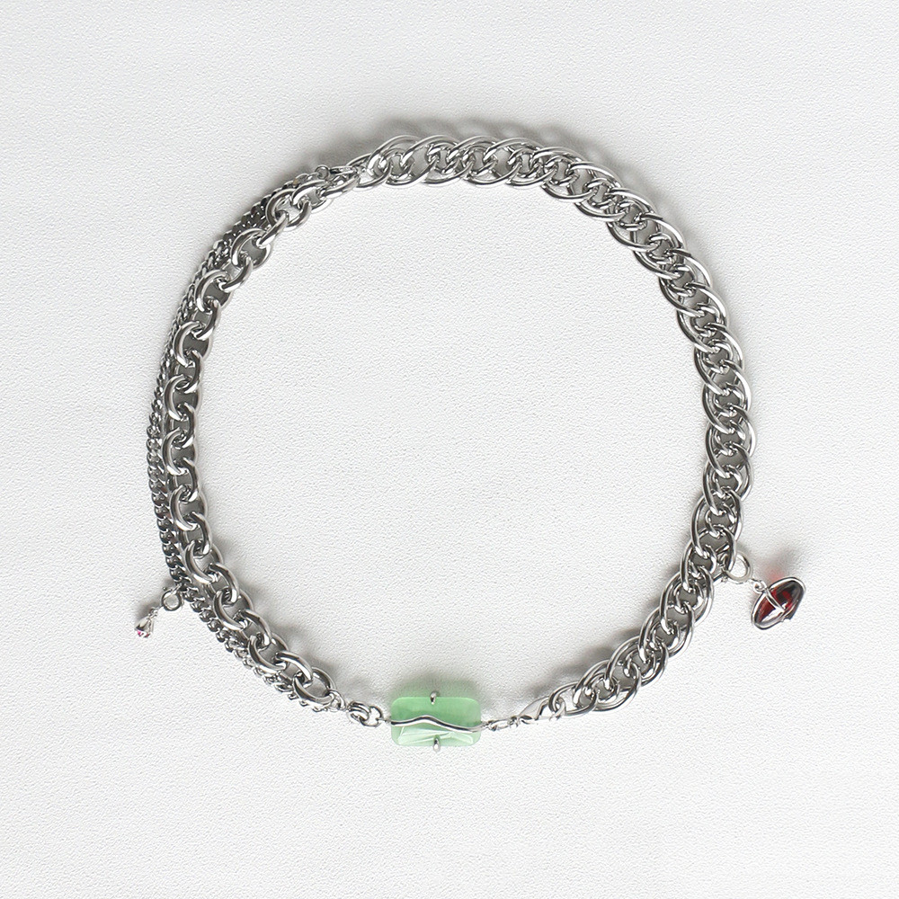 Опаловое дизайнерское регулируемое и сменное колье