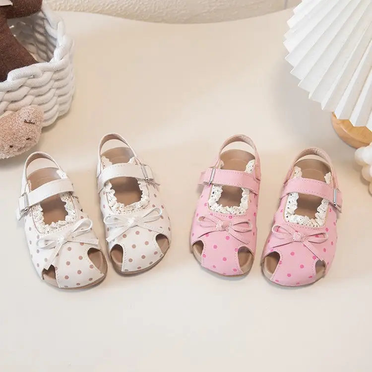 Girls' Sandals For Summer, Little Polka Dot