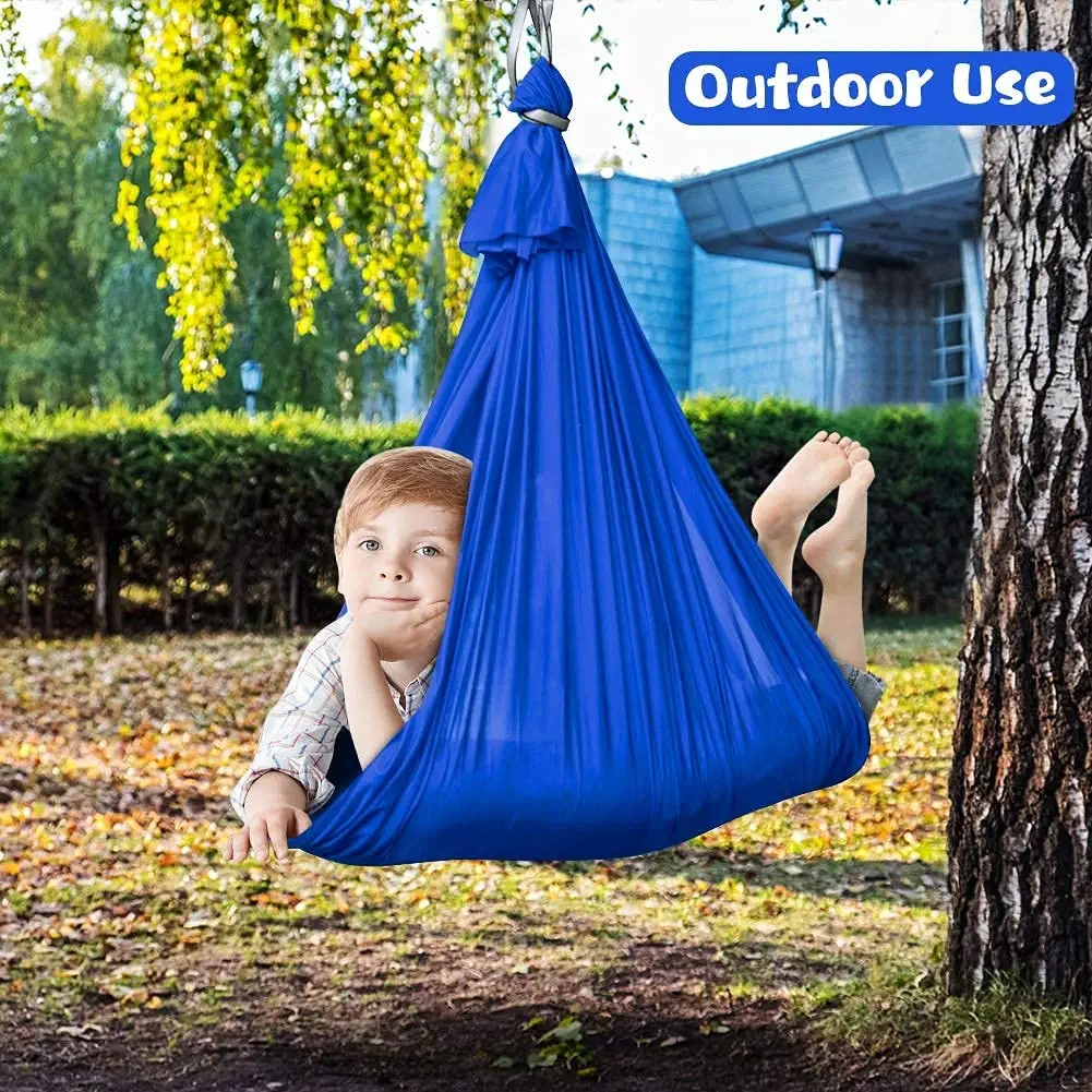 Therapeutic swing for children with special needs - Hardware included - Sensory swing, cuddle swing for indoor and outdoor use, adjustable hammock for children with autism.