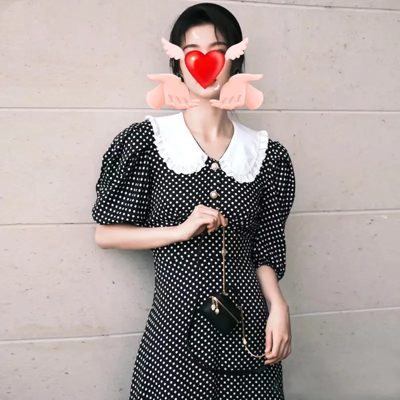 Female Fashion Summer French Vintage Dress