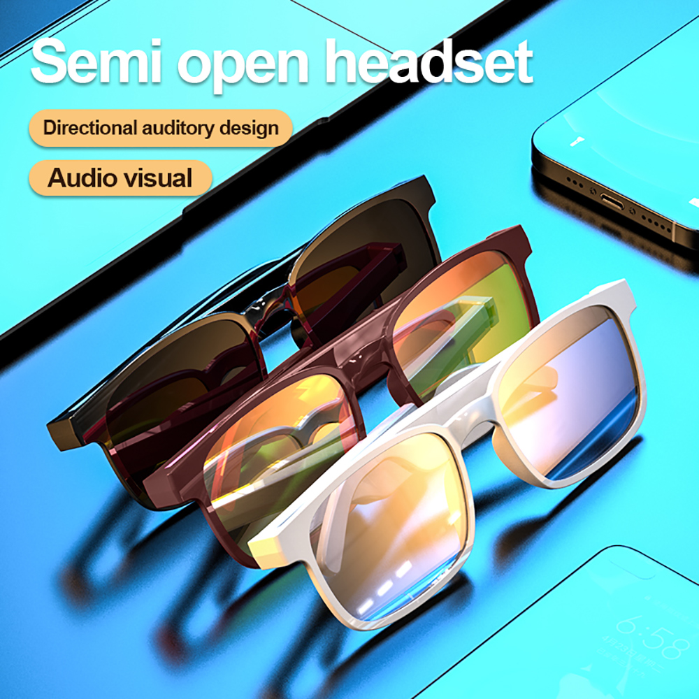 Compatible with Apple , Sports Waterproof Running Smart Bluetooth Sunglasses - Image 12