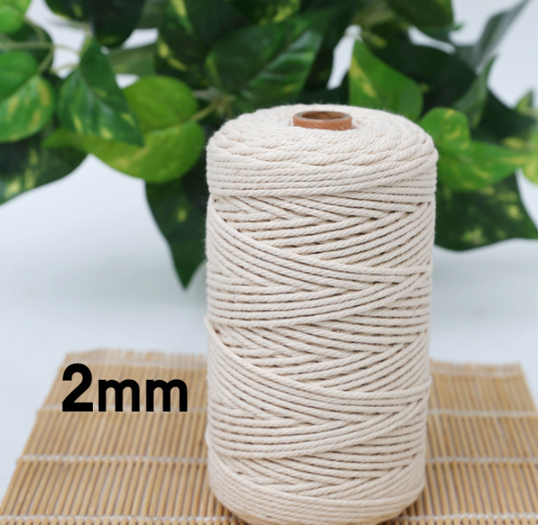 Cotton And Hemp Rope Handmade Diy Woven Tapestry Rope Binding Home Decoration Tag Rope Packs Zongzi String Cotton Thread - Image 6