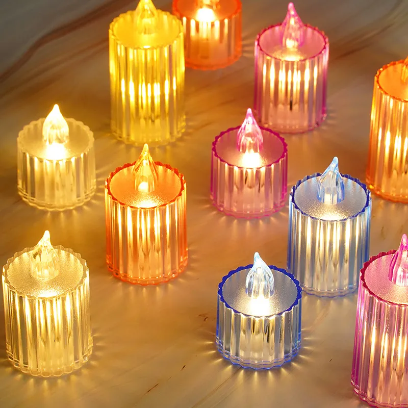 New Creative Festival Atmosphere Electronic Candles Christmas Home Decorations – image 2