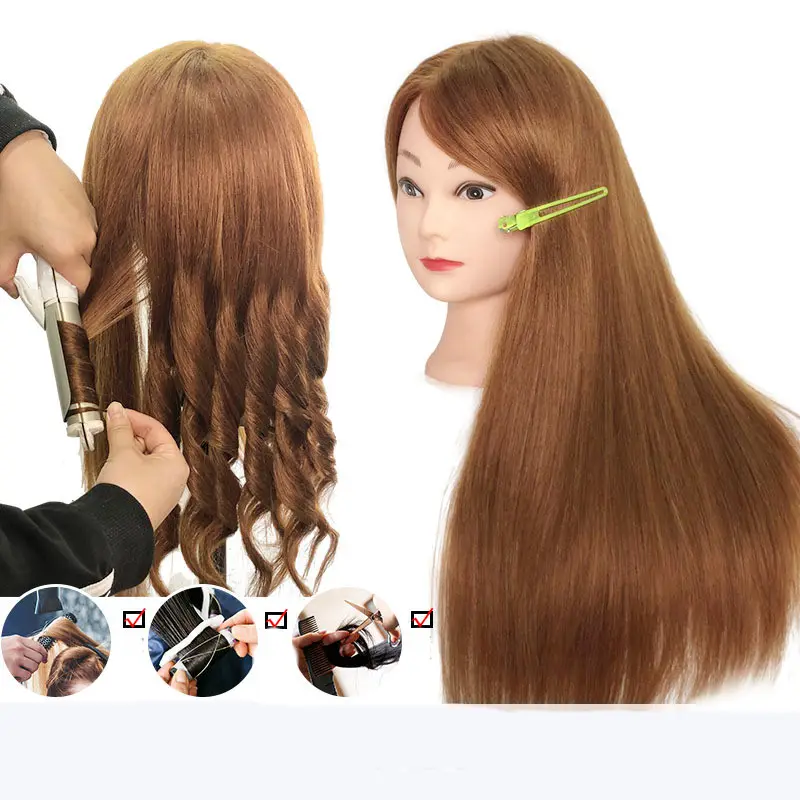 Real Hair Can Be Curled And Blown
