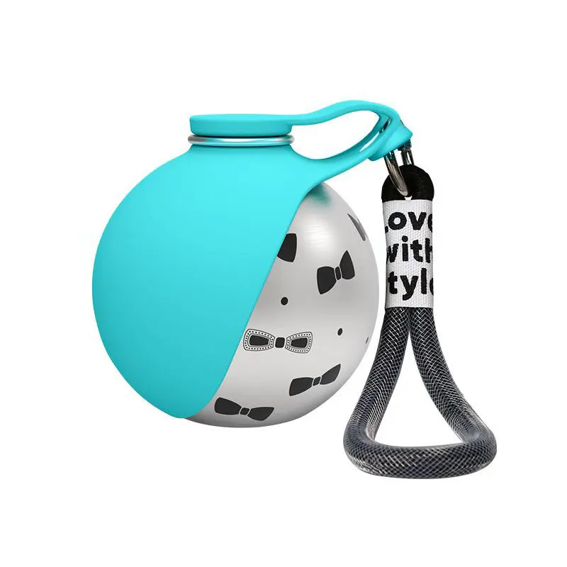 Portable Dog Water Bottle 10oz Stainless Steel